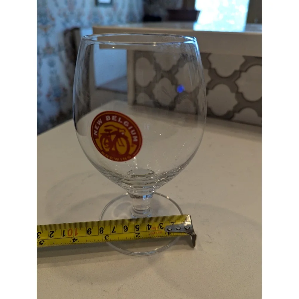 New Belgium Brewing Rastal Teku Beer Glass Made in Germany Stemmed Tulip Logo